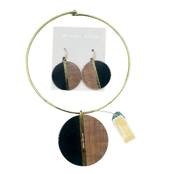 Michael Kors Necklace And Earrings Set - Picture 1 of 11